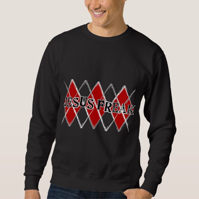 Argyle Jesus freak Sweatshirt (Framsida)
