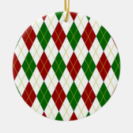 Argyle Julgransprydnad Keramik