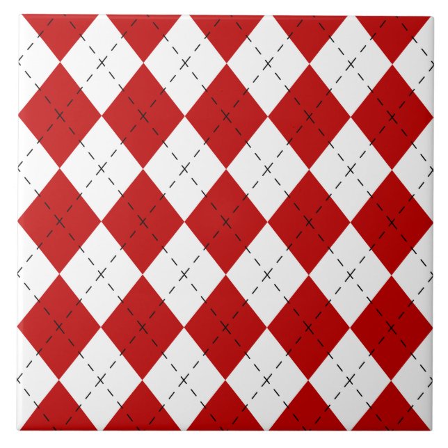 Argyle Kitchen Trivet Tile Kakelplatta (Framsidan)