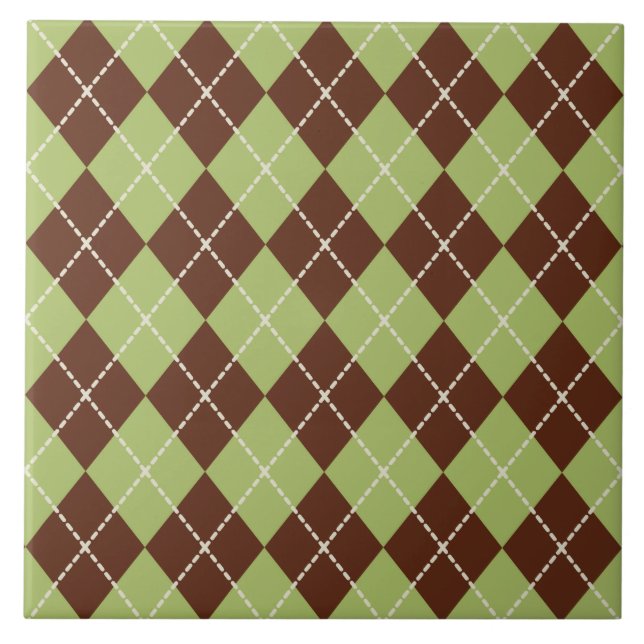 Argyle Kitchen Trivet Tile Kakelplatta (Framsidan)