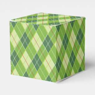 Argyle mönster grönt golf sport presentbox presentaskar