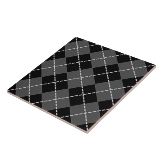 ARGYLE MÖNSTER KAKELPLATTA (Sidan)