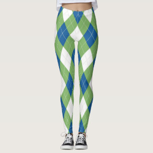 Argyle Mönster Leggings