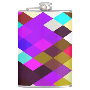 Argyle Pixels Lila kolv Fickplunta