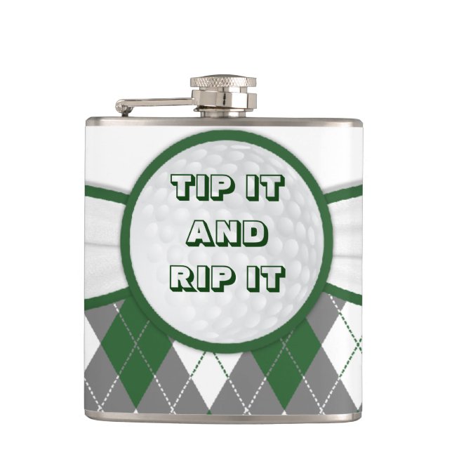 Argyle plädflaska fickplunta (Framsidan)