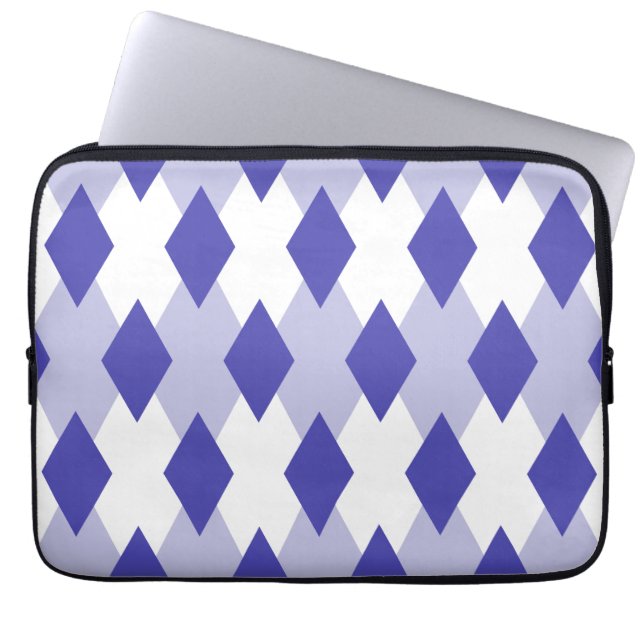 Argyle Plaid Mönster_4A46B0 Laptop Fodral (Framsidan)