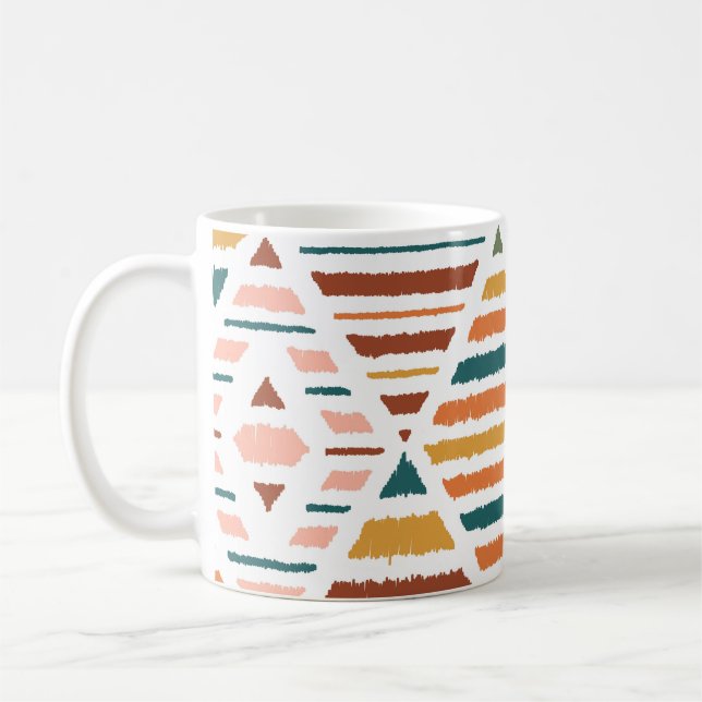 Argyle Seamless Mönster Kaffemugg (Vänster)