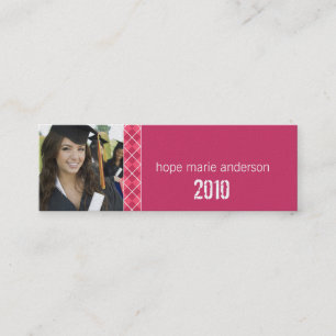 Argyle Senior Bilder Senior Profile Card Mini Visitkort