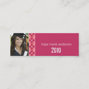 Argyle Senior Bilder Senior Profile Card Mini Visitkort