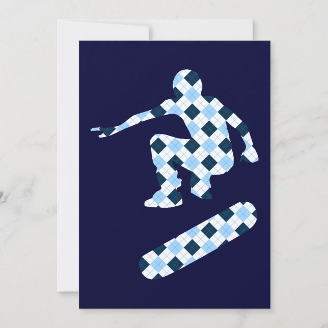 argyle skateboard inbjudningar (Framsida)