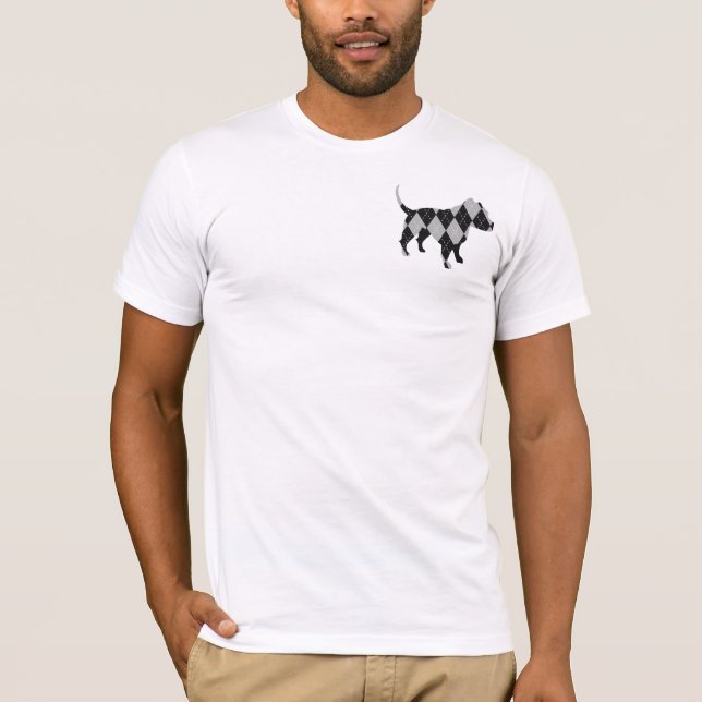 Argyle T-tröja - Pitbull Tee Shirt (Framsida)