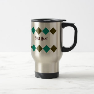 Argyle travel mug - personlig resemugg