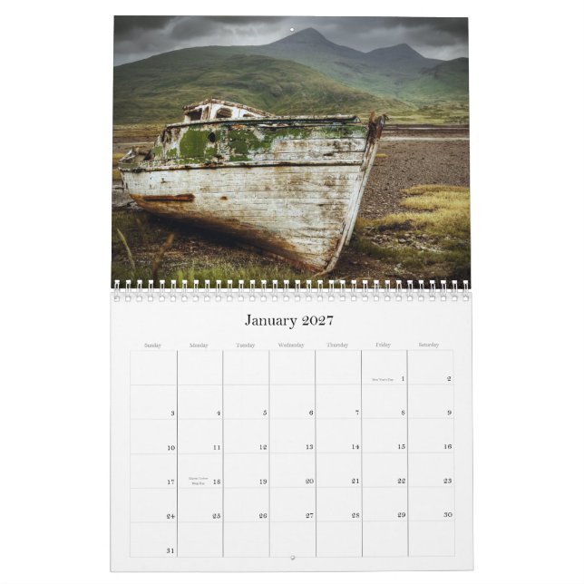 Argyll & Butekalender Kalender (Jan 2027)