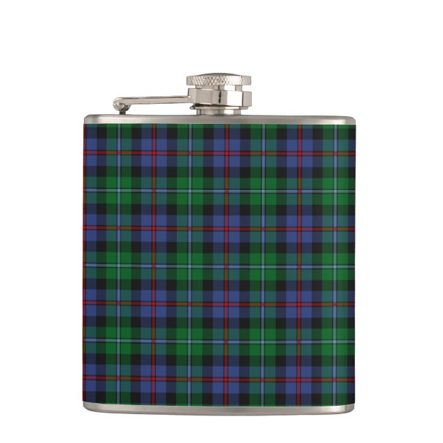 Argyll District Tartan Hip Flask Fickplunta (Framsidan)