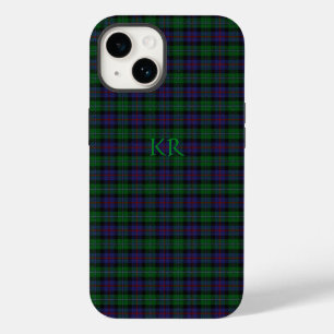 Argyll District Tartan med monogram / namn