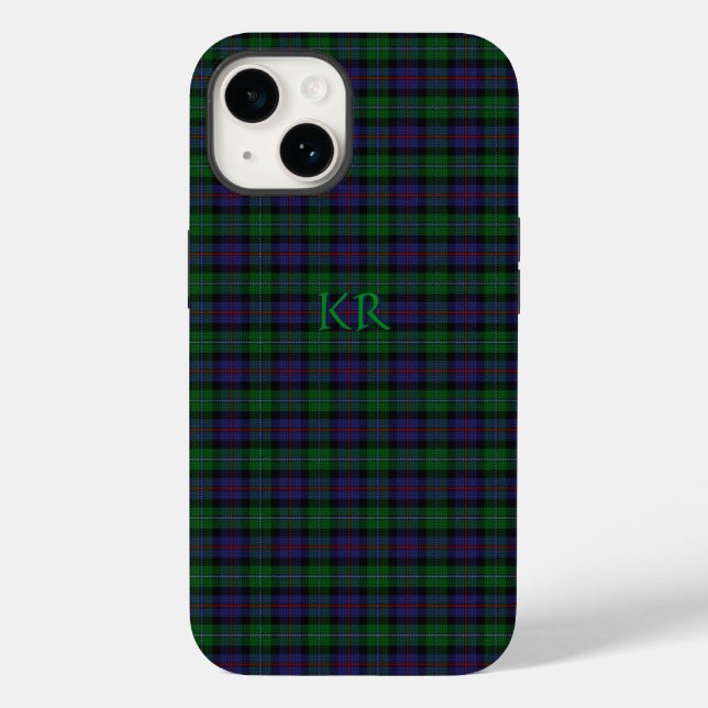 Argyll District Tartan med monogram / namn (Baksida)