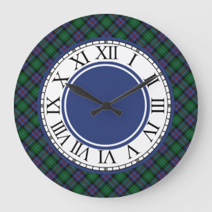 Argyll Skottland Tartangräns Stor Klocka
