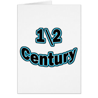 århundrade 1 \ 2 hälsningskort