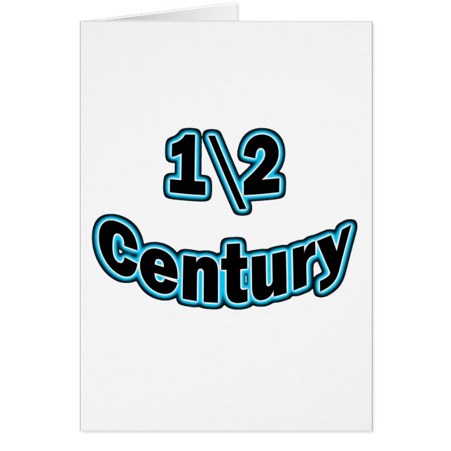 århundrade 1 \ 2 hälsningskort (Framsidan)