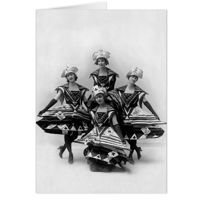 Århundradeflickan - Ziegfeld musikal 1916 Hälsningskort (Framsidan)