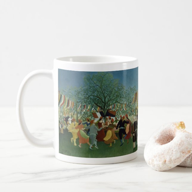 århundradet för självständighet av Henri Rousseau Kaffemugg (Med munk)