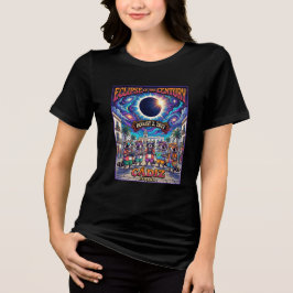 Århundradets förmörkelse 2 aug 2027 Cadiz Grupp T- T Shirt
