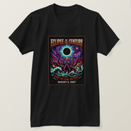 Århundradets Förmörkelse 2 Augusti 2027 Cthulhu T Shirt