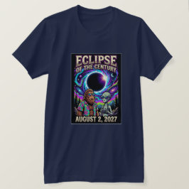 Århundradets Förmörkelse 2 Augusti 2027 Historisk T Shirt