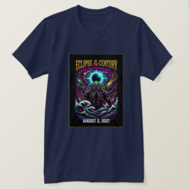 Århundradets Förmörkelse Cthulhu Lovecraft Kuslig T Shirt