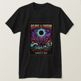 Århundradets Förmörkelse Cthulhu Lovecraft Kuslig T Shirt