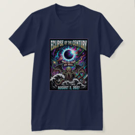Århundradets Förmörkelse Cthulhu Lovecraft T Shirt