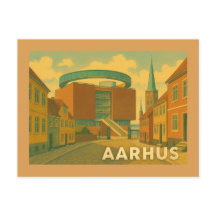 Århus Danmark stadsbild