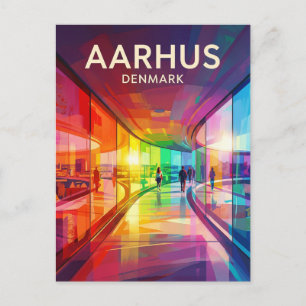 Århus Rainbow Panorama Danmark Vykort