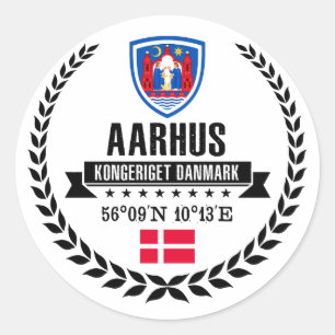 Århus Runt Klistermärke