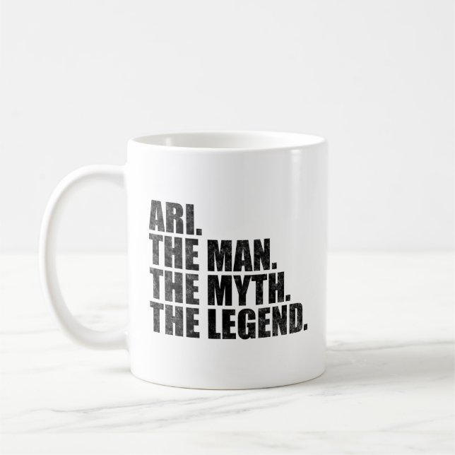 Ari namn, Ari Mannen Myten Legenden Kaffemugg (Vänster)