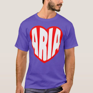 Aria i mitt hjärta rolig t shirt