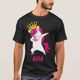 ARIA Personlig Dabbing Unicorn Queen T-Shirt