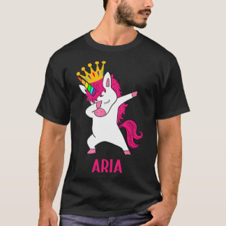ARIA Personlig Dabbing Unicorn Queen T-Shirt