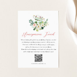 ARIA Tea Party Bröllop honeyMånfond Önska Tilläggskort