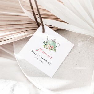ARIA Tea Party Bröllopsdusch Gåvor Etiketter
