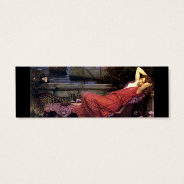 Ariadne av John Waterhouse Litet Visitkort (Baksidan)
