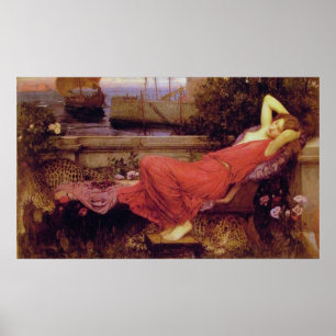 Ariadne, av John William Waterhouse - 1898 Poster