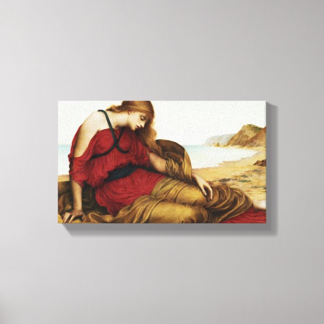 Ariadne in Naxos (Classical Grekiska Myth) Canvastryck (Framsida)