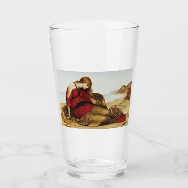 Ariadne in Naxos (Classical Grekiska Myth) Glaskopp (Framsida)