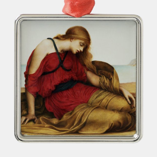 Ariadne in Naxos (Classical Grekiska Myth) Julgransprydnad Metall (Framsidan)