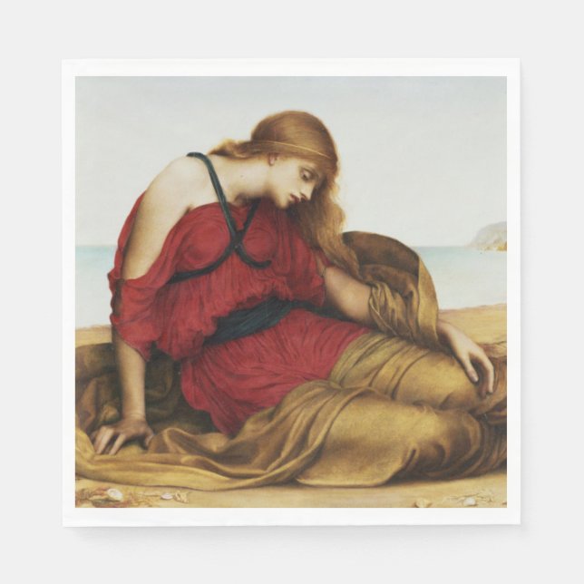 Ariadne in Naxos (Classical Grekiska Myth) Pappersservett (Framsidan)