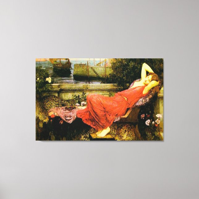 Ariadne ~ John William Waterhouse Canvastryck (Framsida)