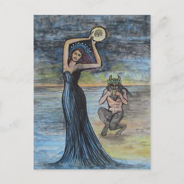 Ariadne och Dionysus Vykort (Framsida)