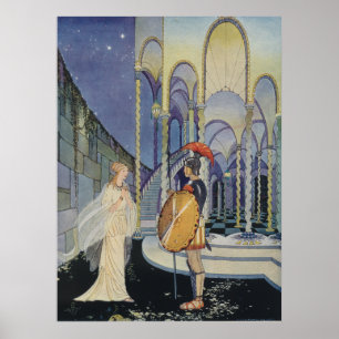 Ariadne och Theseus Poster