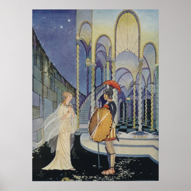 Ariadne och Theseus Poster (Framsidan)